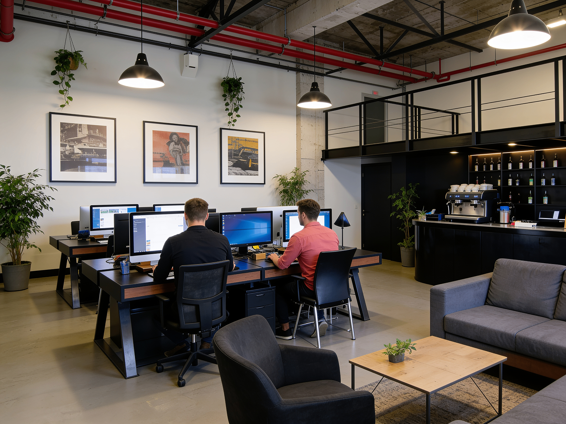Pisarna in skupni prostor HIŠNIQ Partner HUB